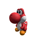 Red Cute Baby Yoshi Friend [Shoulder]