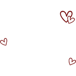 ꒰・red cutesy valentines hearts aura ♡