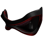 Red Cyber Plate Glasses