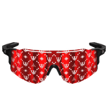 red designer tactical sunglasses
