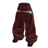 Red Designer Tracksuit Pants