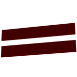 Red Double Line Hair Clips