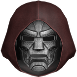 Red Dr Doom Mask w/ Hood