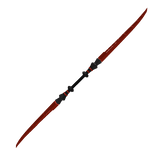 Red Dual Bladed Saber 