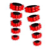 Red emmissive leg spikes