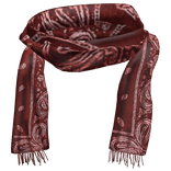Red Emo Long Scarf