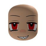 Red Evil Grin Face