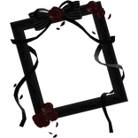 red falling petals frame backdrop