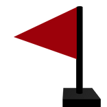 Red Flag on your head (Triangle)