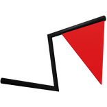 Red Flag Tail (Triangle)