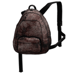 Red Floral Denim Backpack