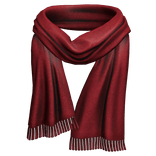 Red Fringe Scarf