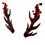Red Glitched Antlers