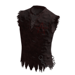 ♾️Red goth punk anarchist torn vest