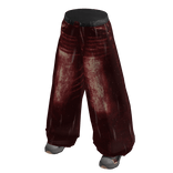 Red Grunge Jeans