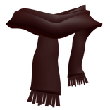 Red Grunge Scarf