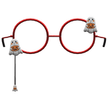 red halloween ghost eyewear