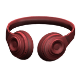 Red Headphones Neck