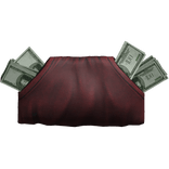 Red Hoodie Front Pocket W/ Money