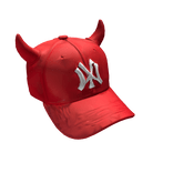 Red Horns Cap