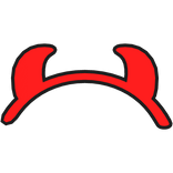 Red Horns Hat Accessory