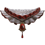 Red Jester Neck Ruffle 3.0