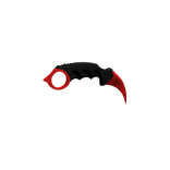 Red Karambit Knife on Waist