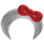 Red Kitty Bow Piercing Set 