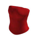 Red Latex Corset Top with Laces 