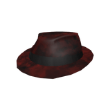 Red Lavish Fedora