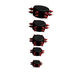 red leg spikes right