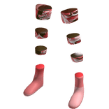 Red Light Dragon Pants & Shoes