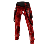 Red Lightning Bolt Pants