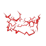 Red Lightning Bottom Aura