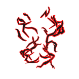 Red Lightning Thunder Aura