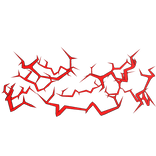 Red Lightning Top Aura