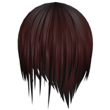 Red Long Emo Japanese Hair