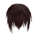 red Long EmoJapanese Hairstyle