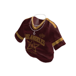 Red Los Angeles Jersey w/ Chain