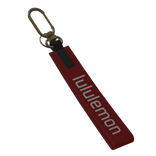 Red Lululemon KeyChain