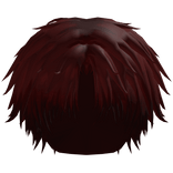 Red Middle Parted Hair