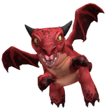 Red Mini Dragon Fantasy Shoulder Pet