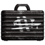 Red Money Spray Paint Grunge Suitcase