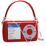 Red MP3 Shoulder Bag