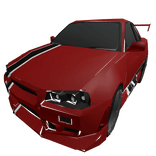 Red Nissan Skyline