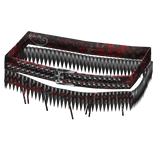 Red Paisley Emo Silver Bullet Grunge Waist Belt