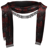 Red Paisley Esoteric Neck Scarf