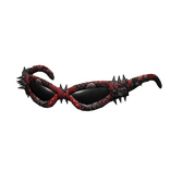 Red Paisley Spiked Punk Shades