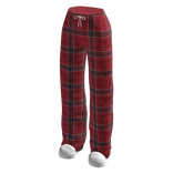 red pajamas with slippers