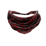 Red plaid bandana